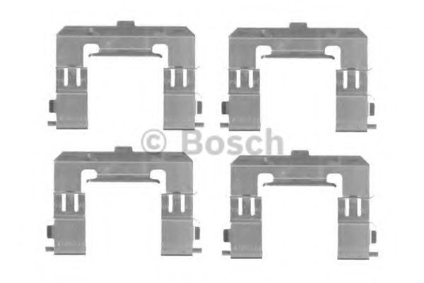 BOSCH 1 987 474 450 Комплектующие, колодки дискового тормоза<br >передний мост 