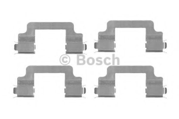 BOSCH 1 987 474 455 Комплектующие, колодки дискового тормоза<br >передний мост 