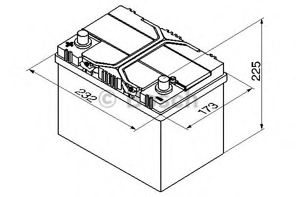 BOSCH 0 092 S40 250 Стартерная аккумуляторная батарея; Стартерная аккумуляторная батарея 11 2001 для CHEVROLET LOVA (Шевроле Лоvа) BOSCH 0 092 S40 250 Стартерная аккумуляторная батарея; Стартерная аккумуляторная батарея 11 2001 для CHEVROLET LOVA (Шевроле Лоvа)