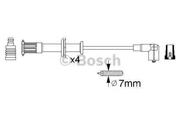 BOSCH 0 356 912 829 Комплект проводов зажигания 06 1998 для LANCIA KAPPA (Лансиа/лянча Каппа) BOSCH 0 356 912 829 Комплект проводов зажигания 06 1998 для LANCIA KAPPA (Лансиа/лянча Каппа)
