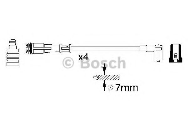 BOSCH 0 356 912 881 Комплект проводов зажигания 10 1998 для LANCIA Y (Лансиа/лянча Ъ) BOSCH 0 356 912 881 Комплект проводов зажигания 10 1998 для LANCIA Y (Лансиа/лянча Ъ)