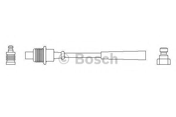 BOSCH 0 986 356 065 Провод зажигания к цилиндру 3 для PEUGEOT 309 II (Пежо 309 2) BOSCH 0 986 356 065 Провод зажигания к цилиндру 3 для PEUGEOT 309 II (Пежо 309 2)