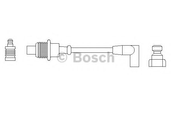 BOSCH 0 986 356 066 Провод зажигания для PEUGEOT 309 II (Пежо 309 2) BOSCH 0 986 356 066 Провод зажигания для PEUGEOT 309 II (Пежо 309 2)