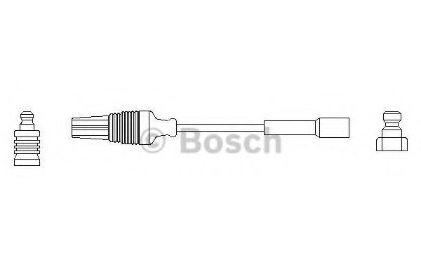 BOSCH 0 986 356 071 Провод зажигания для PEUGEOT 205 II (Пежо 205 2) BOSCH 0 986 356 071 Провод зажигания для PEUGEOT 205 II (Пежо 205 2)