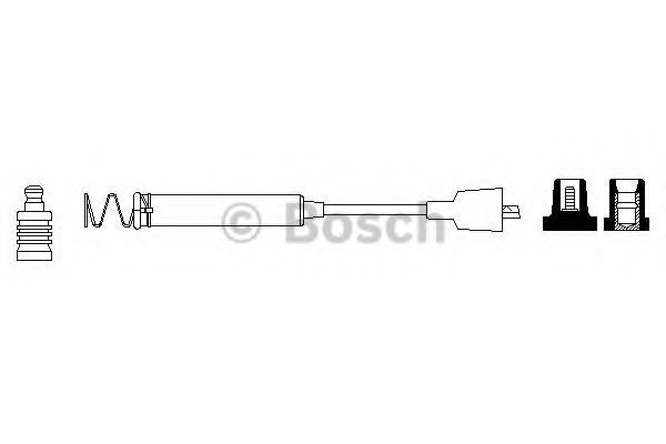 BOSCH 0 986 356 078 Провод зажигания к цилиндру 3 для OPEL OMEGA A (Опель Омэга а) BOSCH 0 986 356 078 Провод зажигания к цилиндру 3 для OPEL OMEGA A (Опель Омэга а)