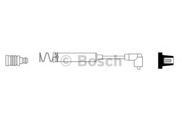 BOSCH 0 986 356 087 Провод зажигания к цилиндру 3 для OPEL OMEGA A (Опель Омэга а) BOSCH 0 986 356 087 Провод зажигания к цилиндру 3 для OPEL OMEGA A (Опель Омэга а)
