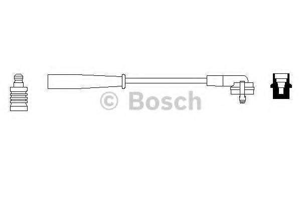 BOSCH 0 986 356 104 Провод зажигания к цилиндру 4 для FORD ORION III (Форд Орион 3) BOSCH 0 986 356 104 Провод зажигания к цилиндру 4 для FORD ORION III (Форд Орион 3)