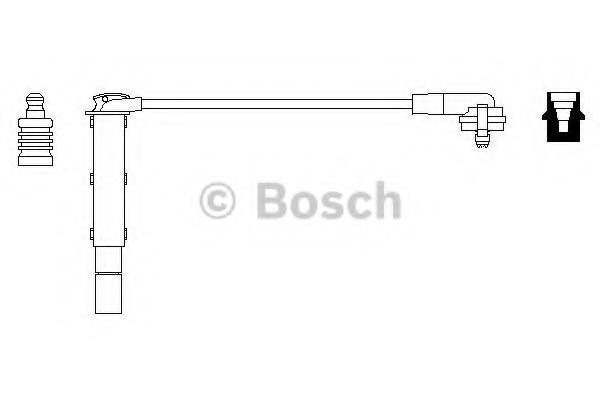 BOSCH 0 986 356 111 Провод зажигания к цилиндру 4 для FORD (Форд) BOSCH 0 986 356 111 Провод зажигания к цилиндру 4 для FORD (Форд)