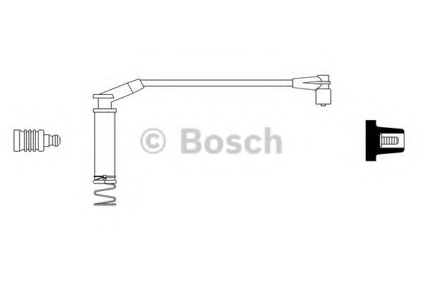 BOSCH 0 986 356 237 Провод зажигания к цилиндру 4 для OPEL OMEGA A (Опель Омэга а) BOSCH 0 986 356 237 Провод зажигания к цилиндру 4 для OPEL OMEGA A (Опель Омэга а)