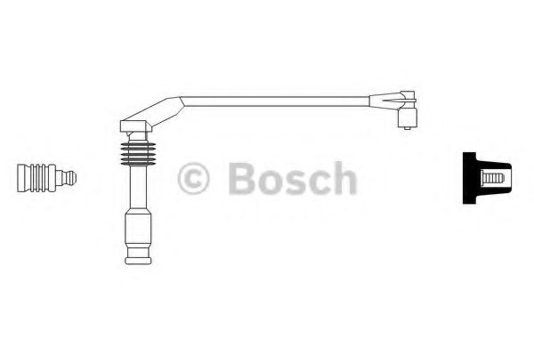 BOSCH 0 986 356 243 Провод зажигания к цилиндру 4 для OPEL COMBO (Опель Комбо) BOSCH 0 986 356 243 Провод зажигания к цилиндру 4 для OPEL COMBO (Опель Комбо)
