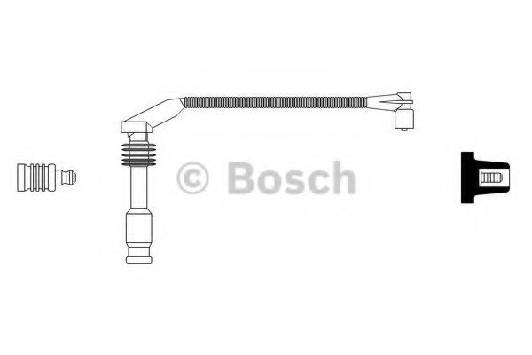 BOSCH 0 986 356 251 Провод зажигания к цилиндру 4 для OPEL COMBO (Опель Комбо) BOSCH 0 986 356 251 Провод зажигания к цилиндру 4 для OPEL COMBO (Опель Комбо)