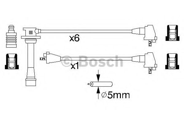 BOSCH 0 986 356 926 Комплект проводов зажигания для TOYOTA SCEPTER (Тойота/тоета Сcэптэр) BOSCH 0 986 356 926 Комплект проводов зажигания для TOYOTA SCEPTER (Тойота/тоета Сcэптэр)