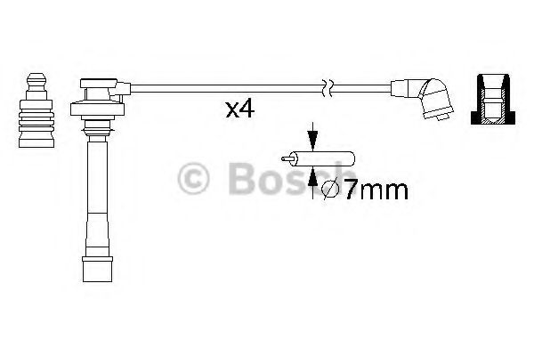 BOSCH 0 986 357 147 Комплект проводов зажигания 05 1999 для MITSUBISHI SIGMA III (Митсубиши/митсубиси Сигма 3) BOSCH 0 986 357 147 Комплект проводов зажигания 05 1999 для MITSUBISHI SIGMA III (Митсубиши/митсубиси Сигма 3)