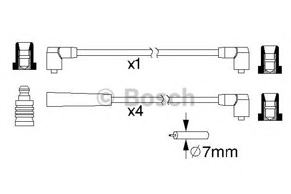 BOSCH 0 986 357 216 Комплект проводов зажигания 10 1982 для RENAULT MASTER I (Рено Мастэр и) BOSCH 0 986 357 216 Комплект проводов зажигания 10 1982 для RENAULT MASTER I (Рено Мастэр и)