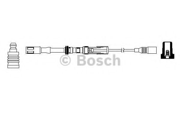 BOSCH 0 986 357 727 Провод зажигания к цилиндру 4 для AUDI A3 (Ауди А3) BOSCH 0 986 357 727 Провод зажигания к цилиндру 4 для AUDI A3 (Ауди А3)