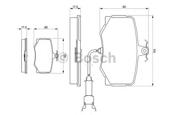 BOSCH 0 986 424 018 Тормозные колодки для DAIMLER (Даймлер) BOSCH 0 986 424 018 Тормозные колодки для DAIMLER (Даймлер)