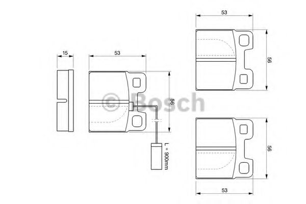 BOSCH 0 986 424 049 Тормозные колодки для ALFA-ROMEO (Алфа-ромэо) BOSCH 0 986 424 049 Тормозные колодки для ALFA-ROMEO (Алфа-ромэо)