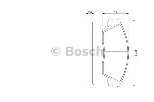 BOSCH 0 986 424 135 Тормозные колодки для HYUNDAI EXCEL (Хендай Эxcэл) BOSCH 0 986 424 135 Тормозные колодки для HYUNDAI EXCEL (Хендай Эxcэл)