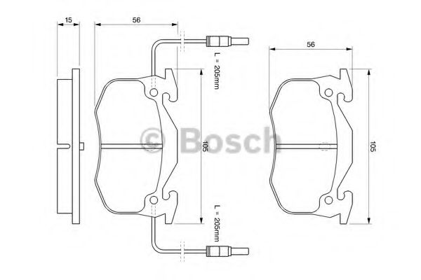 BOSCH 0 986 424 147 Тормозные колодки для RENAULT SAFRANE (Рено Сафранэ) BOSCH 0 986 424 147 Тормозные колодки для RENAULT SAFRANE (Рено Сафранэ)