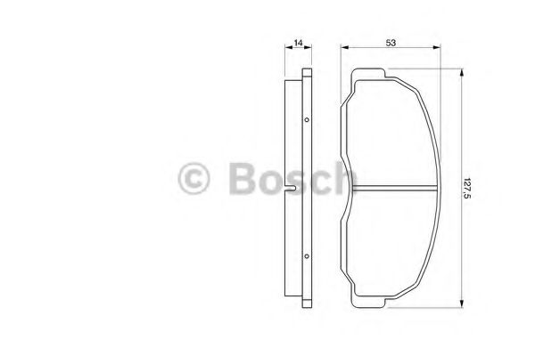 BOSCH 0 986 424 180 Тормозные колодки для DAIHATSU FEROZA HARD TOP (Дайхатсу Фэроза хард топ) BOSCH 0 986 424 180 Тормозные колодки для DAIHATSU FEROZA HARD TOP (Дайхатсу Фэроза хард топ)