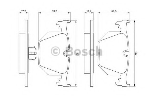 BOSCH 0 986 494 006 Тормозные колодки для BMW (Бмв) BOSCH 0 986 494 006 Тормозные колодки для BMW (Бмв)