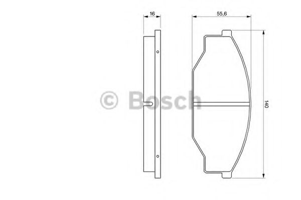 BOSCH 0 986 424 382 Тормозные колодки для VOLKSWAGEN TARO (Фольксваген Таро) BOSCH 0 986 424 382 Тормозные колодки для VOLKSWAGEN TARO (Фольксваген Таро)