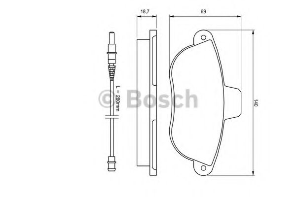 BOSCH 0 986 424 415 Тормозные колодки для CITROËN DISPATCH (CитроËн Диспатч) BOSCH 0 986 424 415 Тормозные колодки для CITROËN DISPATCH (CитроËн Диспатч)