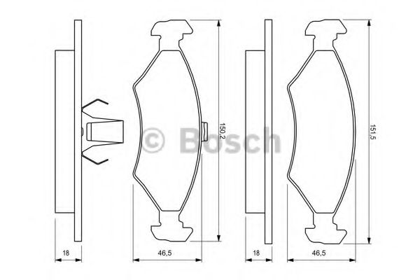 BOSCH 0 986 424 462 Тормозные колодки для MAZDA SOHO III (Мазда Сохо 3) BOSCH 0 986 424 462 Тормозные колодки для MAZDA SOHO III (Мазда Сохо 3)