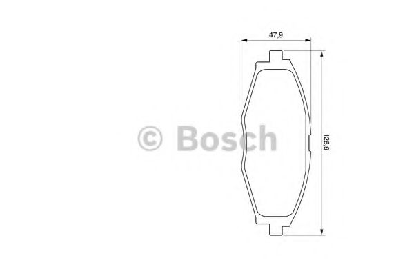 BOSCH 0 986 424 512 Тормозные колодки для DAEWOO MATIZ (Дэу Матиз) BOSCH 0 986 424 512 Тормозные колодки для DAEWOO MATIZ (Дэу Матиз)