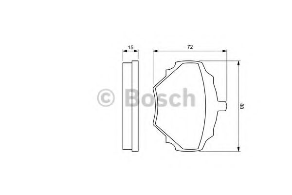 BOSCH 0 986 424 563 Тормозные колодки для LAND ROVER DEFENDER (Ленд ровер/лэнд ровер Дэфэндэр) BOSCH 0 986 424 563 Тормозные колодки для LAND ROVER DEFENDER (Ленд ровер/лэнд ровер Дэфэндэр)