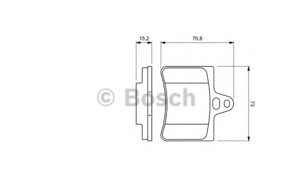 BOSCH 0 986 424 580 Тормозные колодки для CITROËN C5 II (CитроËн С5 2) BOSCH 0 986 424 580 Тормозные колодки для CITROËN C5 II (CитроËн С5 2)