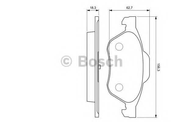 BOSCH 0 986 494 034 Тормозные колодки для RENAULT LAGUNA II (Рено Лагуна 2) BOSCH 0 986 494 034 Тормозные колодки для RENAULT LAGUNA II (Рено Лагуна 2)