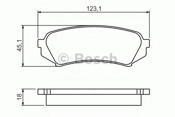 BOSCH 0 986 424 641 Тормозные колодки для TOYOTA PRADO (Тойота/тоета Прадо) BOSCH 0 986 424 641 Тормозные колодки для TOYOTA PRADO (Тойота/тоета Прадо)