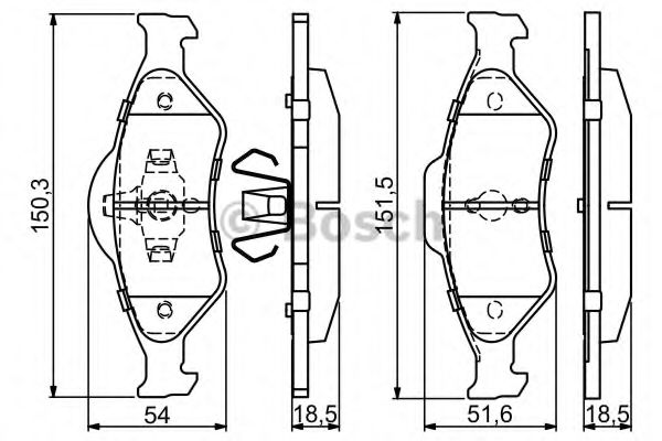 BOSCH 0 986 424 645 Тормозные колодки для MAZDA SOHO III (Мазда Сохо 3) BOSCH 0 986 424 645 Тормозные колодки для MAZDA SOHO III (Мазда Сохо 3)