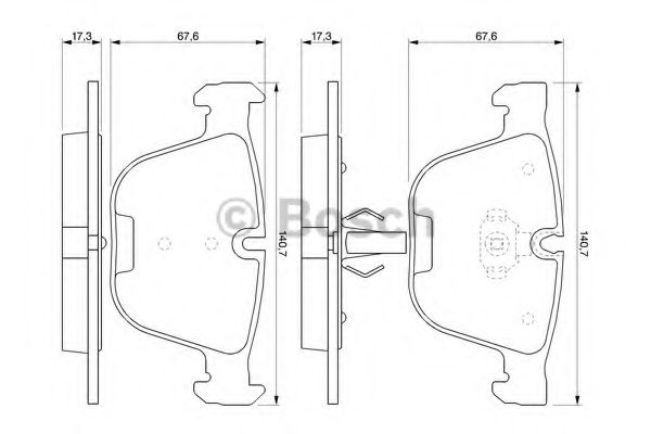 BOSCH 0 986 424 698 Тормозные колодки для ROLLSROYCE (Роллсроъcэ) BOSCH 0 986 424 698 Тормозные колодки для ROLLSROYCE (Роллсроъcэ)