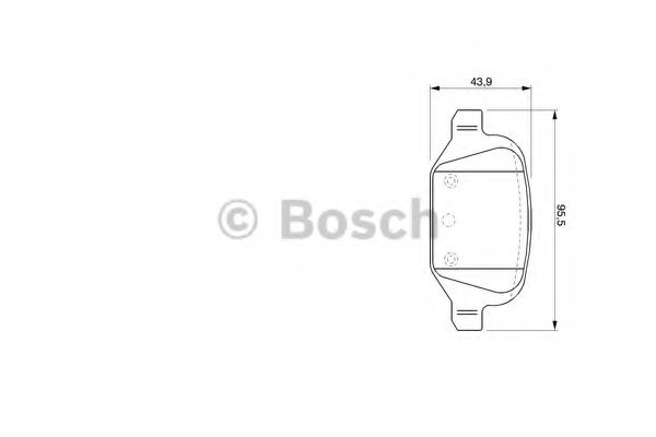BOSCH 0 986 424 756 Тормозные колодки для FIAT IDEA (Фиат Идэа) BOSCH 0 986 424 756 Тормозные колодки для FIAT IDEA (Фиат Идэа)
