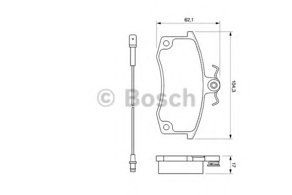 BOSCH 0 986 424 783 Тормозные колодки передний мост для LADA SAMARA FORMA (Лада Самара форма) BOSCH 0 986 424 783 Тормозные колодки передний мост для LADA SAMARA FORMA (Лада Самара форма)