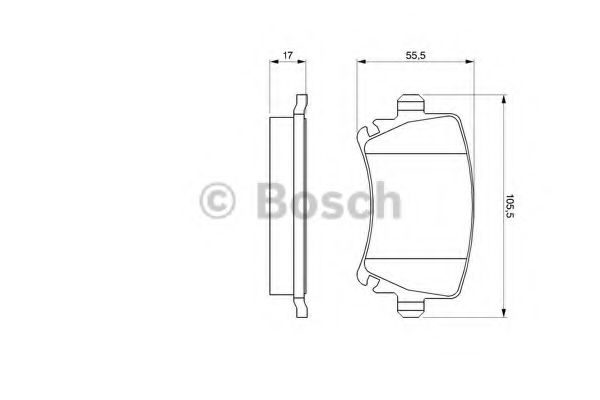 BOSCH 0 986 494 053 Тормозные колодки для SEAT ALTEA (Сеат Алтэа) BOSCH 0 986 494 053 Тормозные колодки для SEAT ALTEA (Сеат Алтэа)