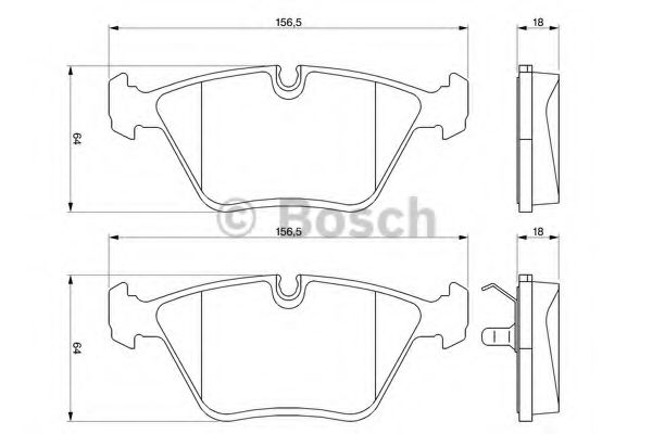 BOSCH 0 986 424 828 Тормозные колодки для JAGUAR VANDEN PLAS (Ягуар Vандэн плас) BOSCH 0 986 424 828 Тормозные колодки для JAGUAR VANDEN PLAS (Ягуар Vандэн плас)