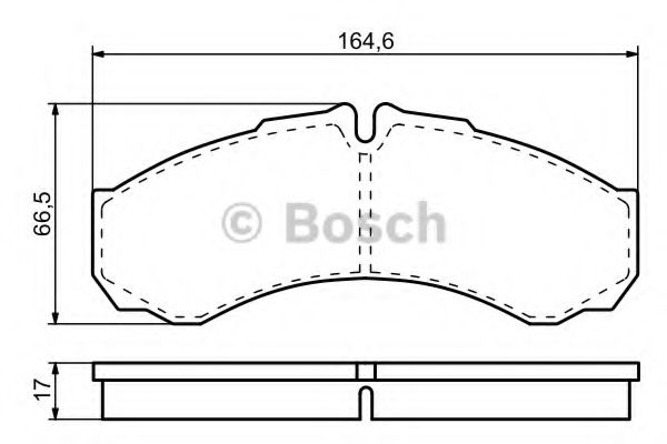 BOSCH 0 986 424 833 Тормозные колодки для IVECO DAILY LINE (Ивеко Даилъ линэ) BOSCH 0 986 424 833 Тормозные колодки для IVECO DAILY LINE (Ивеко Даилъ линэ)