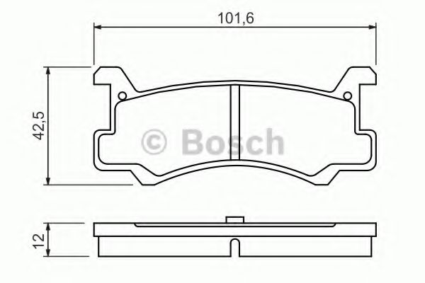 BOSCH 0 986 460 080 Тормозные колодки для DAIHATSU PYZAR (Дайхатсу Пъзар) BOSCH 0 986 460 080 Тормозные колодки для DAIHATSU PYZAR (Дайхатсу Пъзар)