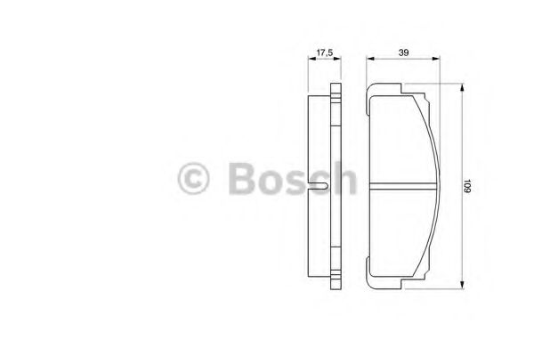 BOSCH 0 986 460 736 Тормозные колодки для FIAT SUPERBRAVO (Фиат Супербраvо) BOSCH 0 986 460 736 Тормозные колодки для FIAT SUPERBRAVO (Фиат Супербраvо)