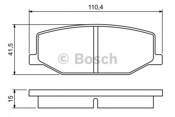 BOSCH 0 986 460 935 Тормозные колодки для SUZUKI JIMNY SIERRA (Сузуки Жимнъ сиэрра) BOSCH 0 986 460 935 Тормозные колодки для SUZUKI JIMNY SIERRA (Сузуки Жимнъ сиэрра)