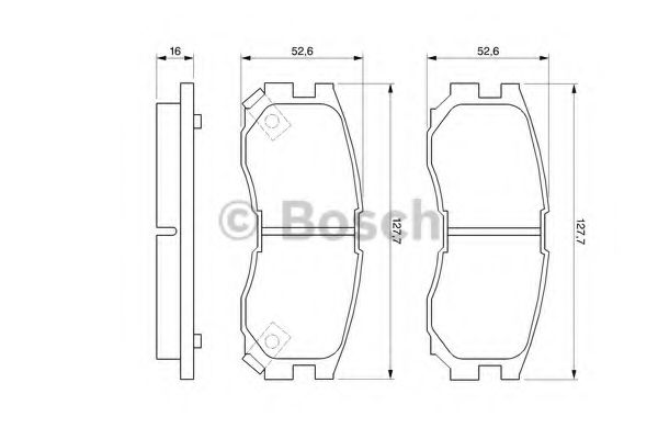 BOSCH 0 986 460 979 Тормозные колодки для MITSUBISHI MIRAGE (Митсубиши/митсубиси Мирагэ) BOSCH 0 986 460 979 Тормозные колодки для MITSUBISHI MIRAGE (Митсубиши/митсубиси Мирагэ)