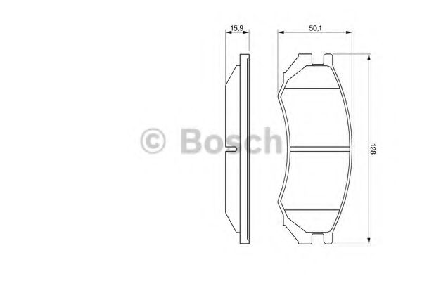 BOSCH 0 986 460 981 Тормозные колодки для NISSAN PRIMERA (Ниссан Примера) BOSCH 0 986 460 981 Тормозные колодки для NISSAN PRIMERA (Ниссан Примера)