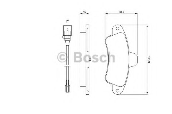 BOSCH 0 986 460 991 Тормозные колодки для FORD MONDEO (Форд Мондэо) BOSCH 0 986 460 991 Тормозные колодки для FORD MONDEO (Форд Мондэо)