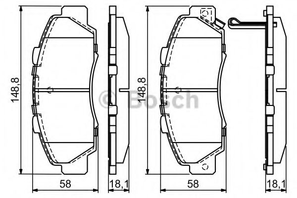BOSCH 0 986 461 142 Тормозные колодки для HONDA SHUTTLE (Хонда Шуттлэ) BOSCH 0 986 461 142 Тормозные колодки для HONDA SHUTTLE (Хонда Шуттлэ)