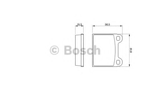 BOSCH 0 986 462 282 Тормозные колодки передний мост для AUDI 80 (Ауди 80) BOSCH 0 986 462 282 Тормозные колодки передний мост для AUDI 80 (Ауди 80)