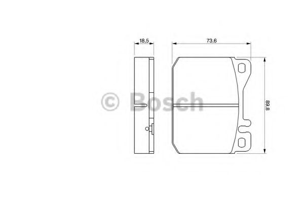 BOSCH 0 986 462 803 Тормозные колодки для VOLKSWAGEN LT 28-50 (Фольксваген Лт 28-50) BOSCH 0 986 462 803 Тормозные колодки для VOLKSWAGEN LT 28-50 (Фольксваген Лт 28-50)