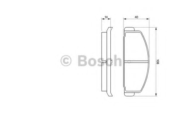 BOSCH 0 986 465 931 Тормозные колодки задний мост для MITSUBISHI STARION (Митсубиши/митсубиси Старион) BOSCH 0 986 465 931 Тормозные колодки задний мост для MITSUBISHI STARION (Митсубиши/митсубиси Старион)